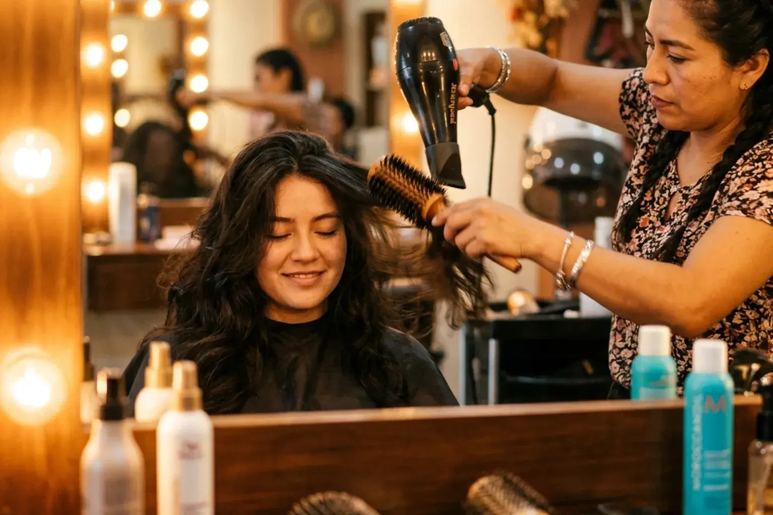 Salón de belleza moderno en México