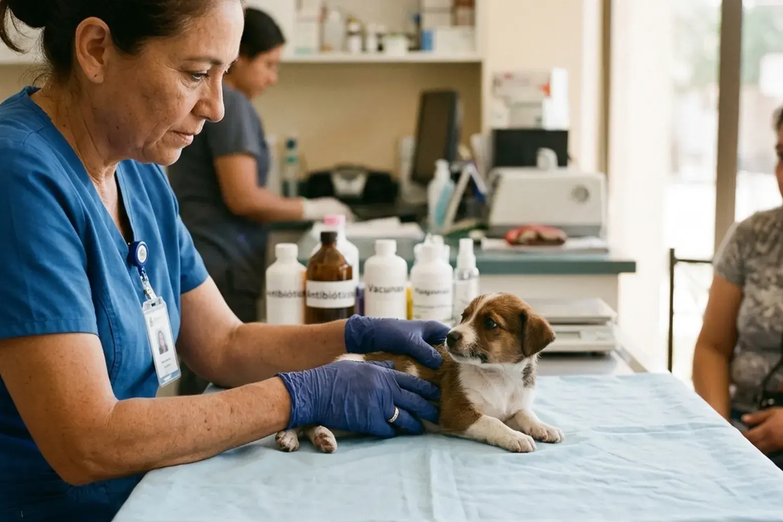 Clínica veterinaria moderna en México